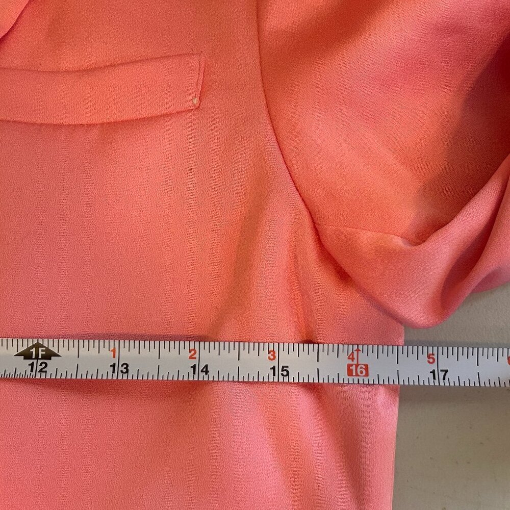 Scotch and Soda Light Pink Single Breasted Women's Blazer size 12/152 Barbiecore - Picture 8 of 13